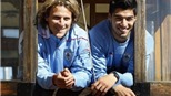 "Song sát" Forlan-Suarez: Giải khát