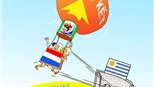 Các ngôi sao màu Da cam "bắn hạ" Uruguay