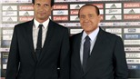Ông bầu Berlusconi không muốn Milan đá với 1 tiền đạo