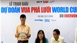 Công bố và trao giải dự đoán "Vua phá lưới World Cup 2010"