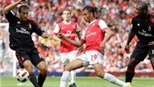 Chamakh hào hứng sau bàn thắng đầu tiên cho Arsenal