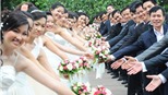 Ngắm 50 cặp đôi chụp ảnh cưới tập thể tại Hà Nội