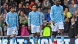 HLV Mancini "ngậm ngùi" khi Man City thua trận 