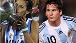  Lionel Messi lại phải "núp bóng" người đẹp hockey