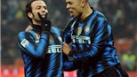 Inter - Palermo 3-2:  Pazzini và Leonardo cùng cười tươi