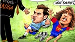 Biếm họa ngôi sao La Liga đình công