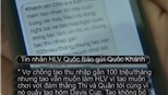 Nghi án tin nhắn gây sốc quanh vụ tay vợt Quốc Khánh bị loại