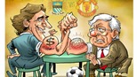Biếm họa trận derby thành Manchester