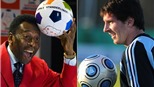 Pele thừa nhận Messi là số một thế giới