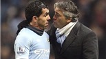 HLV Mancini: Tôi không đối xử Tevez như với con chó