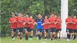 Chùm ảnh: Kashima Antlers luyện tập trên sân Mỹ Đình