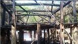   Cháy ở Bảo tàng không gian văn hóa Mường, nhà sàn cổ hơn trăm tuổi bị thiêu rụi