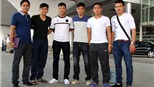 Chùm ảnh: Tuyển thủ U23 tất tả tìm đường ra Hà Nội