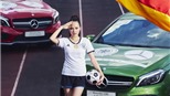 Euro 2016: Hoa hậu Diệu Linh khoác lên mình màu áo tuyển Đức 