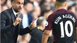 Sergio Aguero đang khiến Guardiola tức giận