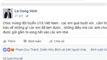 Công Vinh và HLV Henrique Calisto chúc mừng U19 Việt Nam