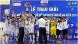Thái Sơn Nam hoàn tất hat-trick danh hiệu của futsal Việt Nam năm 2017