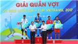  Vắng Hoàng Nam, Minh Tuấn không có đối thủ ở giải quần vợt VĐQG 2017