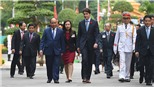 Chùm ảnh: Lễ đón Thủ tướng Canada Justin Trudeau thăm chính thức Việt Nam