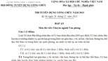 Vụ lộ đề thi công chức tại Cà Mau: Kỷ luật nhiều cán bộ liên quan