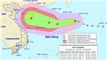 Trong 24 đến 48 giờ tới, bão số 11 di chuyển theo hướng Tây Nam