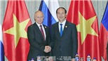Chủ tịch nước Trần Đại Quang gặp song phương Tổng thống Nga Vladimir Putin