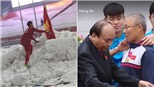 Đáng phục Duy Mạnh: Cắm cờ, cúi chào ở Thường Châu, vén cổ áo cho HLV Park Hang Seo