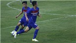 Công Phượng ghi bàn và kiến tạo trong trận đấu tập của U22 Việt Nam