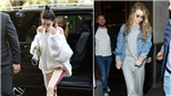 Ngắm siêu mẫu Kendall Jenner, Bella Hadid sành điệu với thời trang sân bay