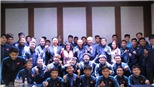 Đại sứ Việt Nam tại Hàn Quốc thăm đội tuyển U23 Việt Nam