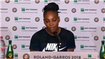 Serena William bất ngờ rút lui khỏi Roland Garros trước trận đấu với Sharapova
