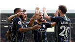 Fulham 0-2 Man City: Aguero lập công, Man City vươn lên dẫn đầu Premier League