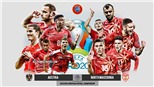 Kèo nhà cái Áo vs Bắc Macedonia. Tỷ lệ kèo bóng đá EURO 2021. Trực tiếp VTV6