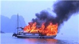 Cháy tàu chở khách tuyến đảo Vân Đồn - Cô Tô