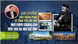 Nhà báo Nguyễn Thiện Thuật, Tổng biên tập báo Thể thao và Văn hóa: Giải thưởng Bùi Xuân Phái - Một minh chứng cho tình yêu Hà Nội bất diệt