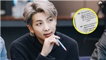 Đỉnh như RM BTS, bài kiểm tra TOEIC điểm cao chót vót được làm 'cho vui'