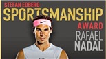 Nadal giành giải Tinh thần thể thao của năm