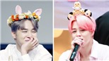 Trông Jimin BTS thật ‘cute’ khi đeo những chiếc bờm ngộ nghĩnh do fan làm tặng