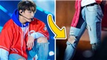 Jungkook BTS gây ‘đốt mắt’ khi để lộ đôi chân săn chắc trong những chiếc quần jean rách 