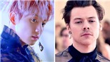 Thần thái ‘một trời một vực’ khi Jungkook BTS và Harry Styles cùng mặc váy xuyên thấu