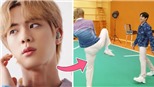 Hậu trường BTS: Jin thách Jungkook đấu tay đôi trong lúc đang quay quảng cáo Galaxy Flip 3