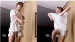 BTS: J-Hope đúng là ‘máy nhảy’, biến phòng khách sạn thành sân khấu riêng