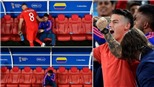 James Rodriguez nước mắt lệ nhòa, được Henderson tới an ủi