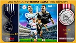 Soi kèo dự đoán bóng đá Tottenham vs Ajax ( 02h00, 1/5). Trực tiếp K+PM