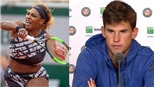 Serena Williams 'cướp' phòng họp báo của Dominic Thiem sau khi bị loại khỏi Roland Garros