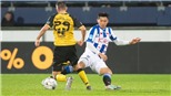 CẬN CẢNH tình huống Văn Hậu nhận thẻ vàng trong trận ra mắt CLB Heerenveen 