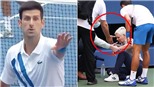 VIDEO clip Novak Djokovic hất bóng trúng mặt trọng tài dây ở US Open 2020
