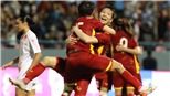 Ghi vào lưới Campuchia 7 bàn, tuyển nữ Việt Nam đoạt vé vào bán kết SEA Games 31