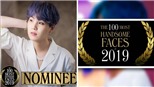 Suga BTS được đề cử cho danh sách 100 khuôn mặt đẹp trai nhất thế giới 2019