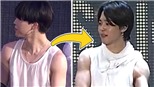 Bất ngờ trước sự phát triển cơ bắp của Jimin BTS chỉ sau vài tháng